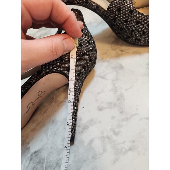 Jessica Simpson Averie Women's Pewter Stiletto Heel Open-Toe Sandal Size 8.5M - Picture 10 of 10